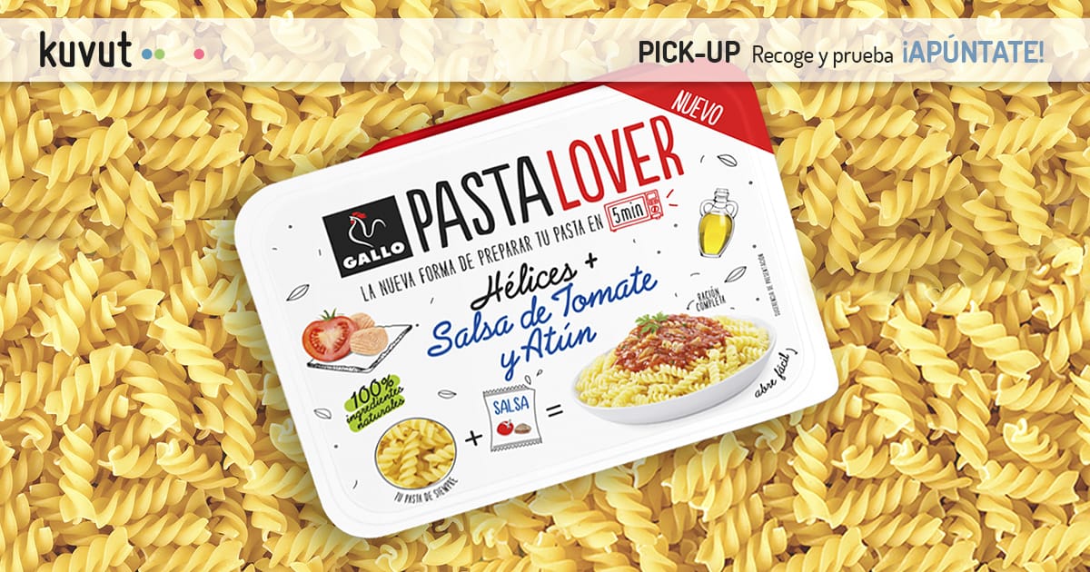 Pasta Lover Hélices con tomate y atún Blogtrans